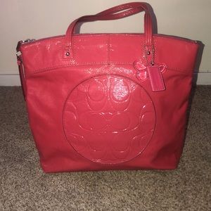 Coach Large Pink Shoulder Bag